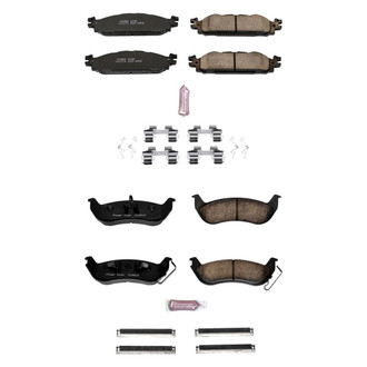 PowerStop® - Z23 Evolution Sport Performance Carbon-Fiber Ceramic Front and Rear Brake Pad Set
