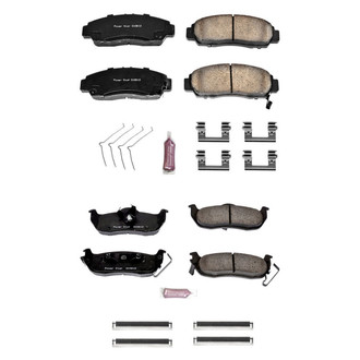 PowerStop® - Z23 Evolution Sport Performance Carbon-Fiber Ceramic Front and Rear Brake Pad Set