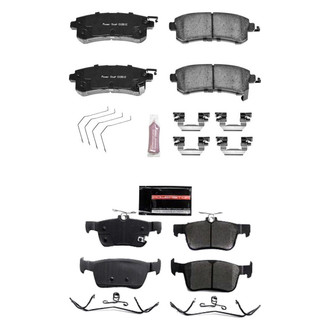 PowerStop® - Z23 Evolution Sport Performance Carbon-Fiber Ceramic Front and Rear Brake Pad Set