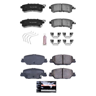 PowerStop® - Z23 Evolution Sport Performance Carbon-Fiber Ceramic Front and Rear Brake Pad Set