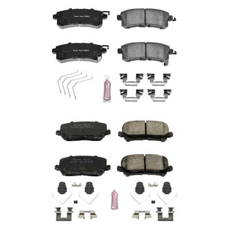 PowerStop® - Z23 Evolution Sport Performance Carbon-Fiber Ceramic Front and Rear Brake Pad Set