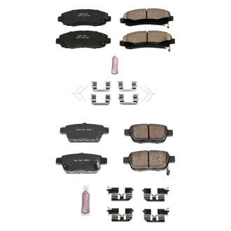 PowerStop® - Z23 Evolution Sport Performance Carbon-Fiber Ceramic Front and Rear Brake Pad Set