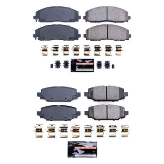 PowerStop® - Z23 Evolution Sport Performance Carbon-Fiber Ceramic Front and Rear Brake Pad Set
