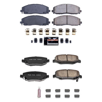PowerStop® - Z23 Evolution Sport Performance Carbon-Fiber Ceramic Front and Rear Brake Pad Set