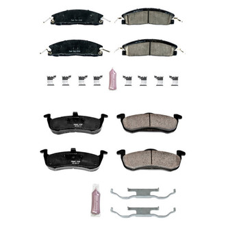 PowerStop® - Z23 Evolution Sport Performance Carbon-Fiber Ceramic Front and Rear Brake Pad Set
