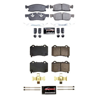 PowerStop® - Z23 Evolution Sport Performance Carbon-Fiber Ceramic Front and Rear Brake Pad Set