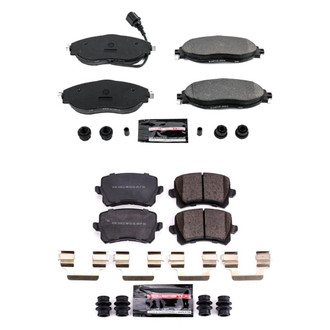 PowerStop® - Z23 Evolution Sport Performance Carbon-Fiber Ceramic Front and Rear Brake Pad Set