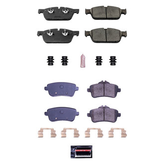 PowerStop® - Z23 Evolution Sport Performance Carbon-Fiber Ceramic Front and Rear Brake Pad Set