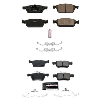 PowerStop® - Z23 Evolution Sport Performance Carbon-Fiber Ceramic Front and Rear Brake Pad Set