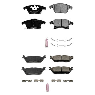 PowerStop® - Z23 Evolution Sport Performance Carbon-Fiber Ceramic Front and Rear Brake Pad Set