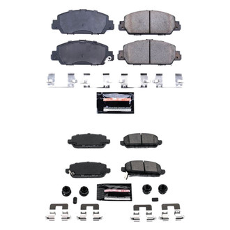 PowerStop® - Z23 Evolution Sport Performance Carbon-Fiber Ceramic Front and Rear Brake Pad Set