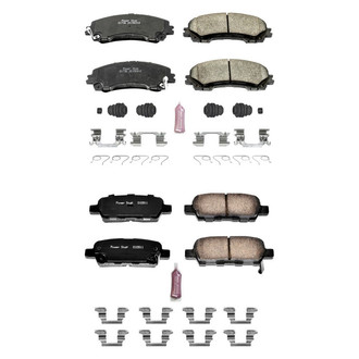 PowerStop® - Z23 Evolution Sport Performance Carbon-Fiber Ceramic Front and Rear Brake Pad Set