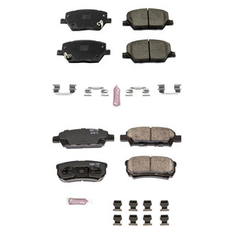 PowerStop® - Z23 Evolution Sport Performance Carbon-Fiber Ceramic Front and Rear Brake Pad Set