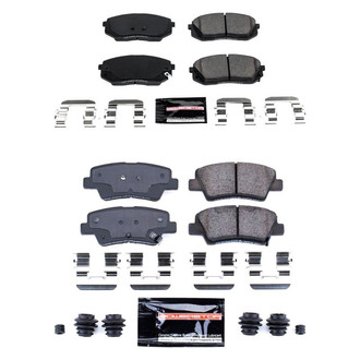 PowerStop® - Z23 Evolution Sport Performance Carbon-Fiber Ceramic Front and Rear Brake Pad Set