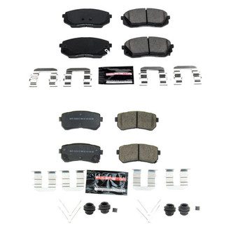PowerStop® - Z23 Evolution Sport Performance Carbon-Fiber Ceramic Front and Rear Brake Pad Set