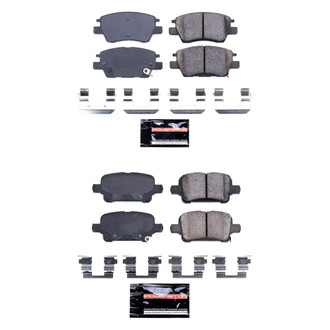 PowerStop® - Z23 Evolution Sport Performance Carbon-Fiber Ceramic Front and Rear Brake Pad Set