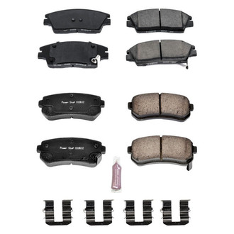 PowerStop® - Z23 Evolution Sport Performance Carbon-Fiber Ceramic Front and Rear Brake Pad Set
