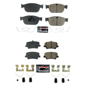 PowerStop® - Z23 Evolution Sport Performance Carbon-Fiber Ceramic Front and Rear Brake Pad Set