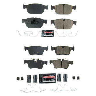 PowerStop® - Z23 Evolution Sport Performance Carbon-Fiber Ceramic Front and Rear Brake Pad Set