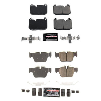 PowerStop® - Z23 Evolution Sport Performance Carbon-Fiber Ceramic Front and Rear Brake Pad Set