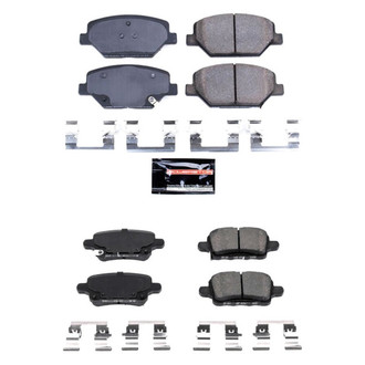 PowerStop® - Z23 Evolution Sport Performance Carbon-Fiber Ceramic Front and Rear Brake Pad Set