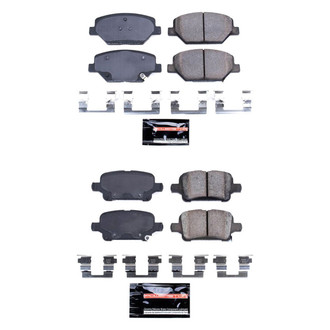 PowerStop® - Z23 Evolution Sport Performance Carbon-Fiber Ceramic Front and Rear Brake Pad Set