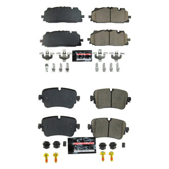 PowerStop® - Z23 Evolution Sport Performance Carbon-Fiber Ceramic Front and Rear Brake Pad Set