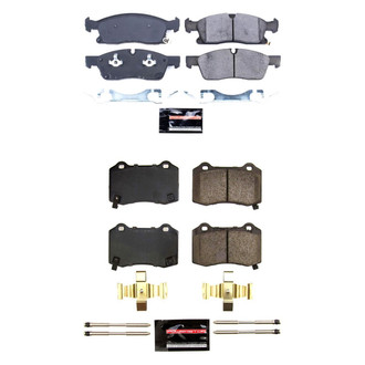 PowerStop® - Z23 Evolution Sport Performance Carbon-Fiber Ceramic Front and Rear Brake Pad Set
