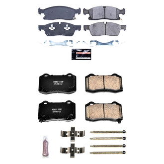 PowerStop® - Z23 Evolution Sport Performance Carbon-Fiber Ceramic Front and Rear Brake Pad Set