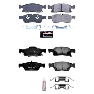 PowerStop® - Z23 Evolution Sport Performance Carbon-Fiber Ceramic Front and Rear Brake Pad Set