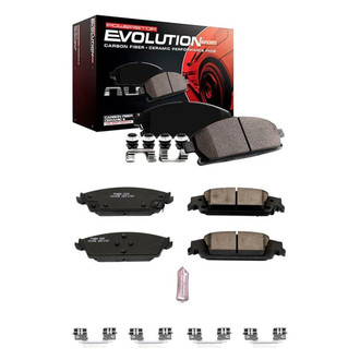 PowerStop® - Z23 Evolution Sport Performance Carbon-Fiber Ceramic Front and Rear Brake Pad Set