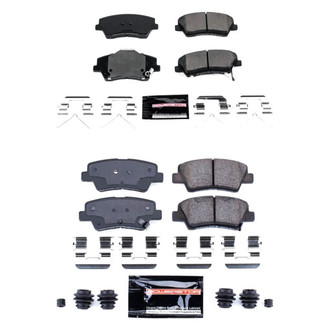 PowerStop® - Z23 Evolution Sport Performance Carbon-Fiber Ceramic Front and Rear Brake Pad Set