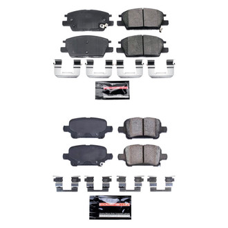 PowerStop® - Z23 Evolution Sport Performance Carbon-Fiber Ceramic Front and Rear Brake Pad Set