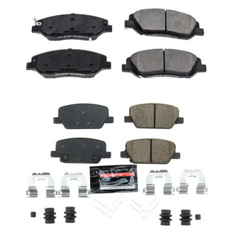 PowerStop® - Z23 Evolution Sport Performance Carbon-Fiber Ceramic Front and Rear Brake Pad Set