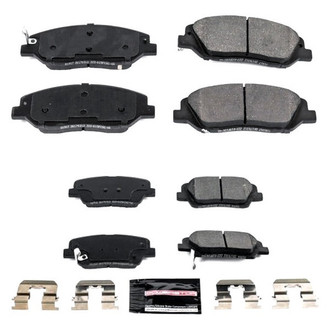 PowerStop® - Z23 Evolution Sport Performance Carbon-Fiber Ceramic Front and Rear Brake Pad Set