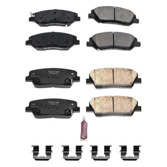 PowerStop® - Z23 Evolution Sport Performance Carbon-Fiber Ceramic Front and Rear Brake Pad Set