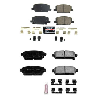 PowerStop® - Z23 Evolution Sport Performance Carbon-Fiber Ceramic Front and Rear Brake Pad Set