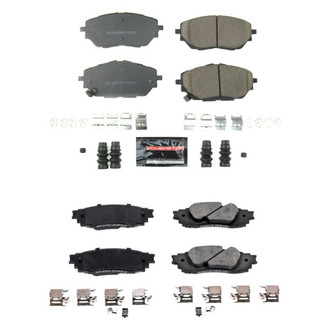 PowerStop® - Z23 Evolution Sport Performance Carbon-Fiber Ceramic Front and Rear Brake Pad Set
