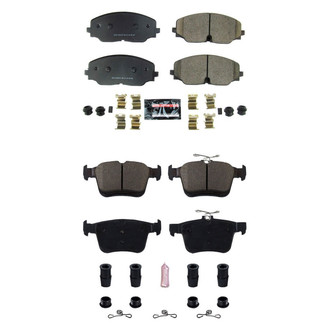 PowerStop® - Z23 Evolution Sport Performance Carbon-Fiber Ceramic Front and Rear Brake Pad Set