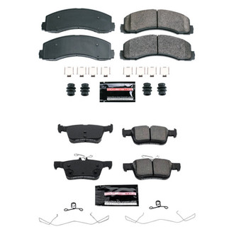 PowerStop® - Z23 Evolution Sport Performance Carbon-Fiber Ceramic Front and Rear Brake Pad Set