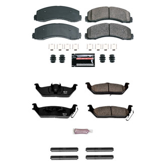PowerStop® - Z23 Evolution Sport Performance Carbon-Fiber Ceramic Front and Rear Brake Pad Set