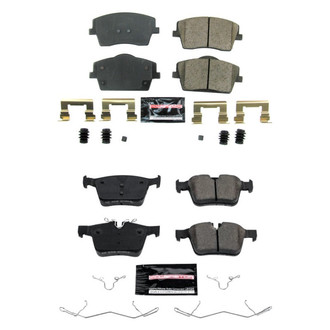 PowerStop® - Z23 Evolution Sport Performance Carbon-Fiber Ceramic Front and Rear Brake Pad Set