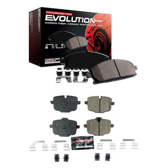 PowerStop® - Z23 Evolution Sport Performance Carbon-Fiber Ceramic Front and Rear Brake Pad Set