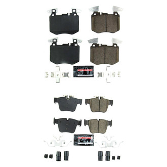 PowerStop® - Z23 Evolution Sport Performance Carbon-Fiber Ceramic Front and Rear Brake Pad Set