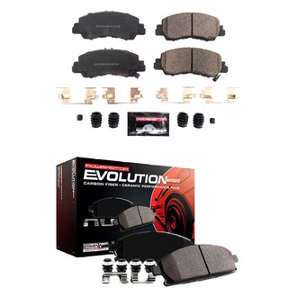 PowerStop® - Z23 Evolution Sport Performance Carbon-Fiber Ceramic Front and Rear Brake Pad Set