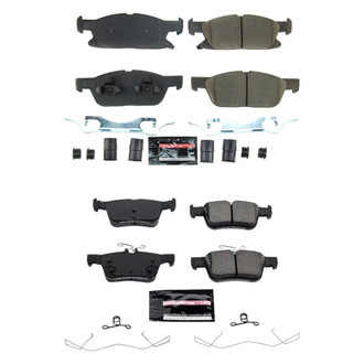 PowerStop® - Z23 Evolution Sport Performance Carbon-Fiber Ceramic Front and Rear Brake Pad Set
