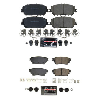 PowerStop® - Z23 Evolution Sport Performance Carbon-Fiber Ceramic Front and Rear Brake Pad Set