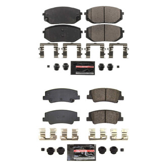 PowerStop® - Z23 Evolution Sport Performance Carbon-Fiber Ceramic Front and Rear Brake Pad Set