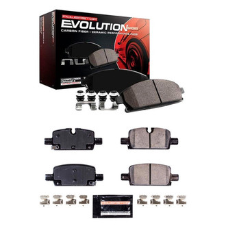 PowerStop® - Z23 Evolution Sport Performance Carbon-Fiber Ceramic Front and Rear Brake Pad Set