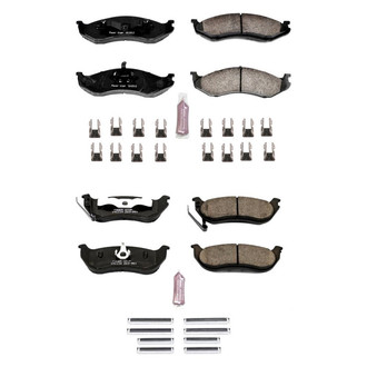 PowerStop® - Z23 Evolution Sport Performance Carbon-Fiber Ceramic Front and Rear Brake Pad Set